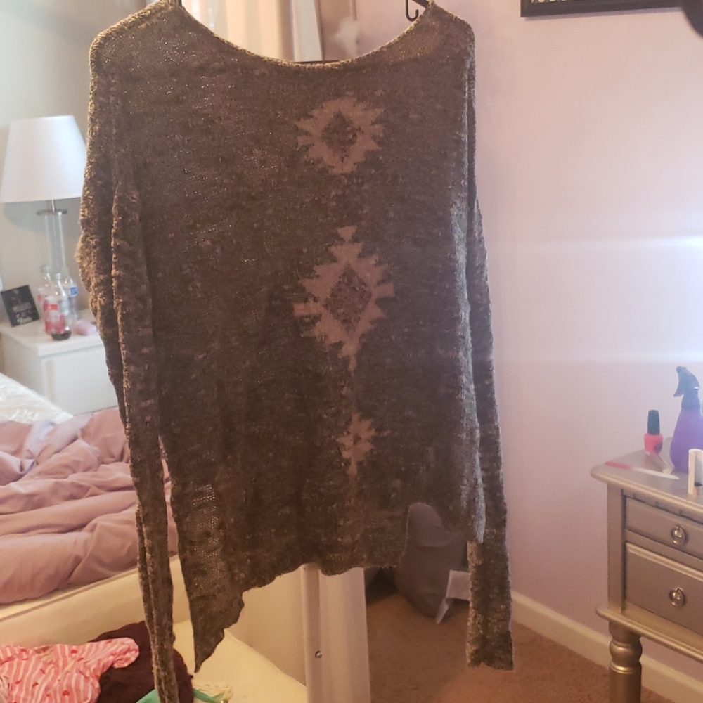 Hollister Long Sleeve Sweater Tee